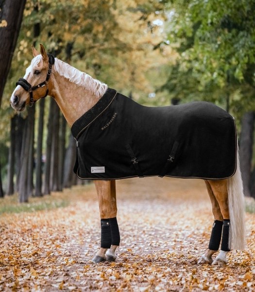 WALDHAUSEN MODERN ROSE Derka polarowa z pasami