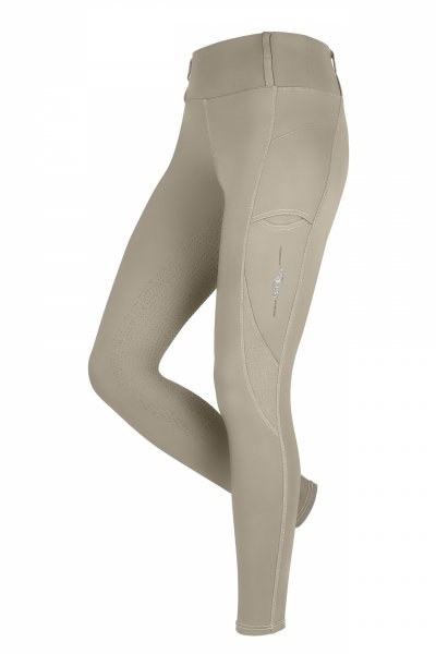 FAIR PLAY DEA  Legginsy jeździeckie z wysokim stanem i pełnym lejem silikonowym