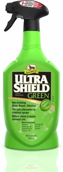 ABSORBINE ULTRASHIELD GREEN Zielona absorbina przeciw owadom 946ml 24H