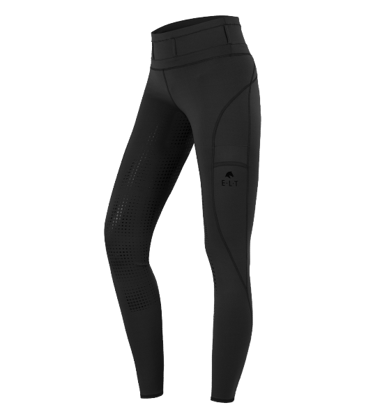 ELT HANNA HIGH WAIST Modelujące Legginsy/bryczesy jeździeckie z wysokim stanem i pełnym lejem silikonowym