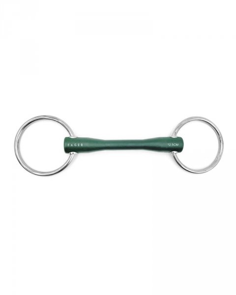 FAGER NICOLE LOOSE RINGS Wędzidło gumowe dla wrażliwych koni