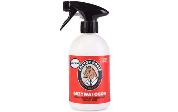 DOCTOR HORSE. GRZYWA I OGON Z BROKATEM Preparat do grzywy i ogona nadający blask 500ml