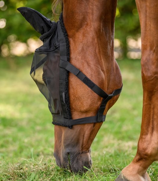 WALDHAUSEN PASTURE Maska przeciw owadom z kantarem