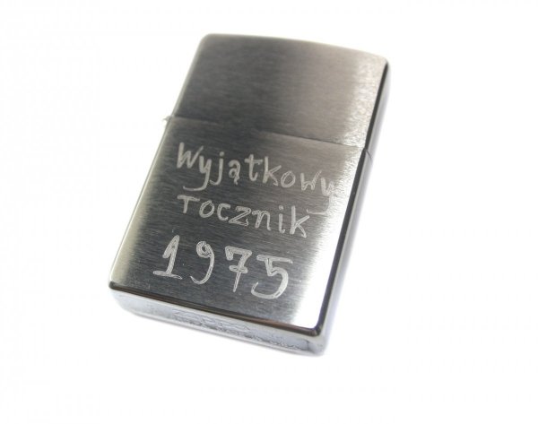 Zapalniczka ZIPPO Brush Zestaw GRAWER Zdjęcia