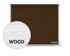 Brama RenoMatic 3500 x 2125 mm, Przetłoczenia M, Woodgrain, kolor RAL 8028 brązowy + prowadzenie Z
