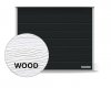 Brama RenoMatic 3500 x 2500 mm, Przetłoczenia M, Woodgrain, kolor CH 703 antracytowy z efektem metalicznym + prowadzenie N