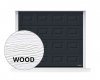 Brama LPU 42 4000 x 2000 mm, Kasetony S, Woodgrain, kolor RAL 7016 antracytowy + prowadzenie Z