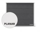 Brama RenoMatic 3000 x 2000 mm, Przetłoczenia L, Planar, kolor CH 703 Matt deluxe antracytowy z efektem metalicznym + prowadzenie Z