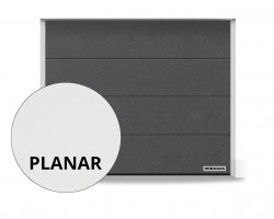 Brama RenoMatic 3000 x 2000 mm, Przetłoczenia L, Planar, kolor CH 703 Matt deluxe antracytowy z efektem metalicznym + prowadzenie Z