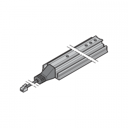 Krata świetlna HLG-550 – nadajnik, długość 550 mm