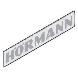 Tabliczka z logo Hörmann (162,2 × 29,8 mm)