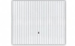 Brama uchylna Pearl N 80, 2375 x 2125, Pearlgrain, kolor biały RAL 9016