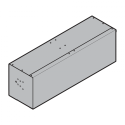 Materiał montażowy: 10 × blachowkręt B6,3 × 19 mm