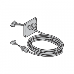 Przewód podłączeniowy silnika 4 × 1,0 mm², długość 25 m (do napędu 400 V)