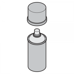 Farba w aerozolu 400 ml – RAL 9016, biały
