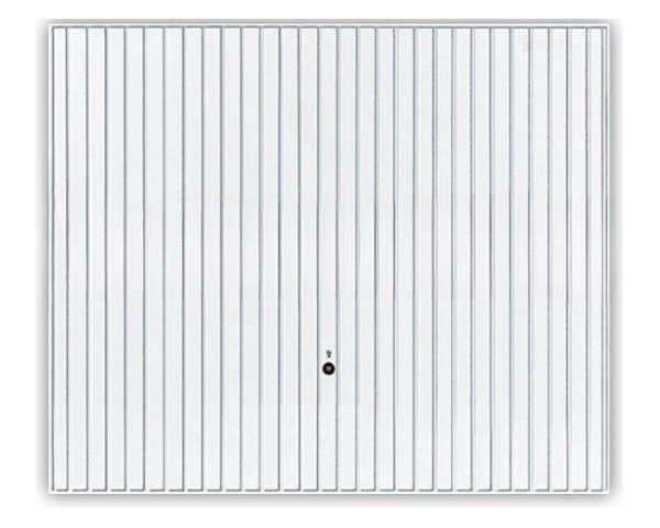 Brama uchylna N80, 2375 x 2125 mm, wzór 902, kolor RAL 9016 biały