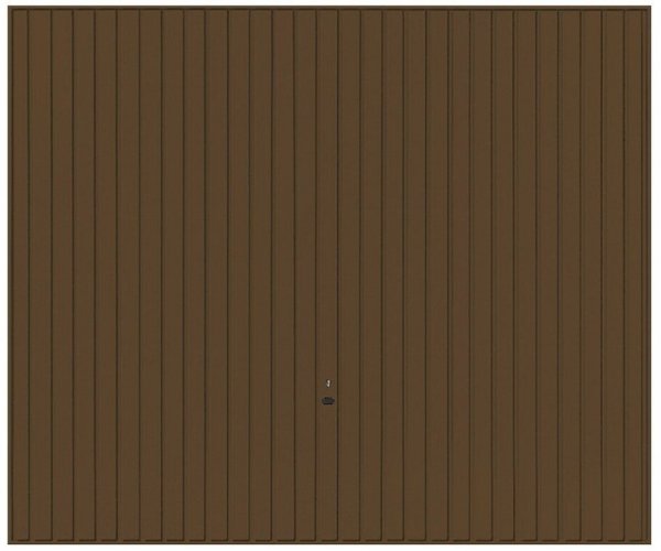 Brama uchylna GLS 2500x2125, kolor brązowy RAL 8028