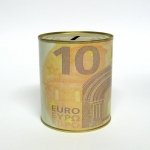 SKARBONKA METALOWA 10 EURO