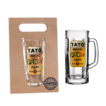 Kufel do piwa w ozdobnym opakowaniu eco.Tato odpocznij piwko stygnie - 500ml