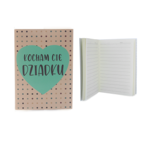 Notes z napisem Kocham Cię Dziadku. 9x13 cm