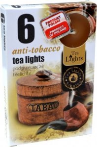 PODGRZEWACZ 6 SZTUK TEA LIGHT Anti-Tobacco