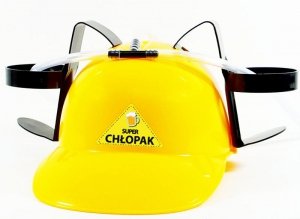 KASK ŻÓŁTY SUPER CHŁOPAK