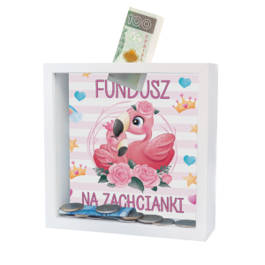 Skarbonka MDF  Fundusz na zachcianki