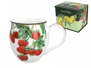 Kubek beczka - Maliny (CARMANI), 475ml