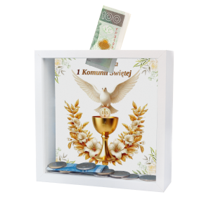 Skarbonka MDF Pamiątka 1 Komunii Świętej