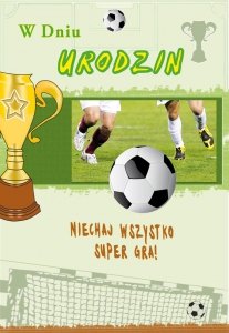 Karnet okolicznościowy z kopertką 'W Dniu Urodzin'