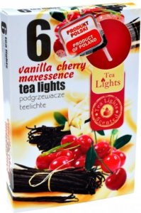 PODGRZEWACZ 6 SZTUK TEA LIGHT Vanilla cherry