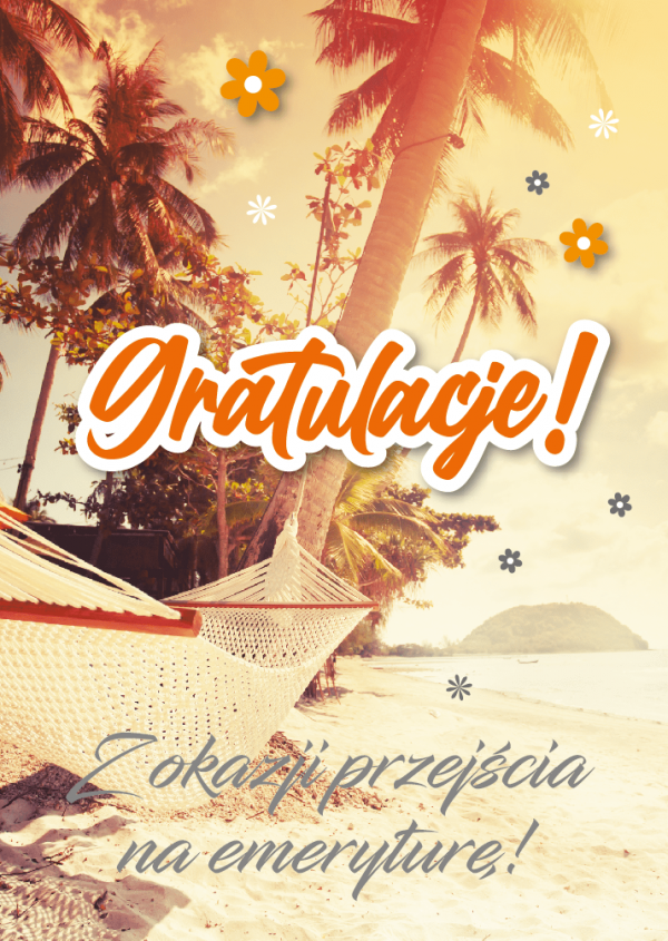 Karnet Gratulacje z Okazji Przejścia na Emeryturę