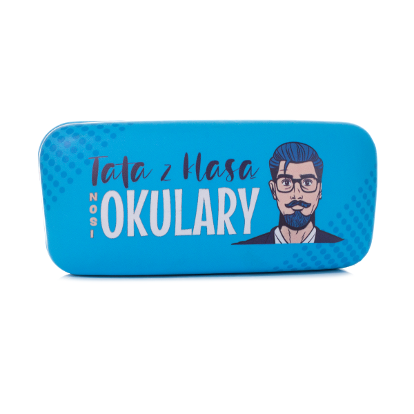 Etui na okulary &quot;TATA Z KLASĄ NOSI OKULARY&quot;