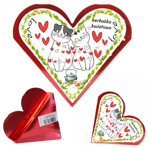 Serce herbatka kwiatowa Love