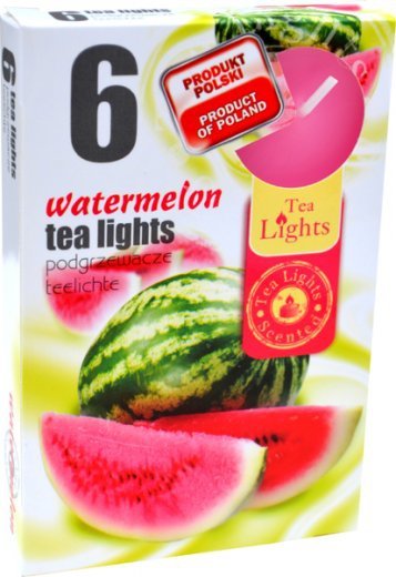 PODGRZEWACZ 6 SZTUK TEA LIGHT &quot;Watermelon&quot;