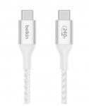 Kabel BoostCharge USB-C/USB-C 240W 1m biały