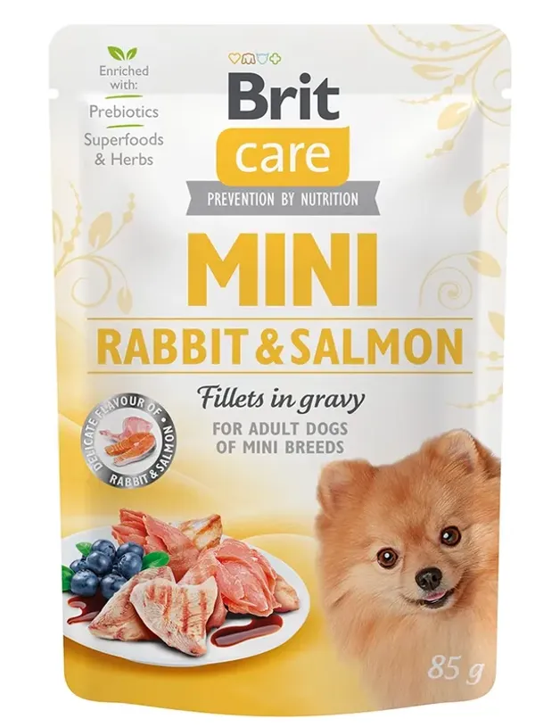 Brit Care Mini Filety W Sosie Z Królika I Łososia 85g